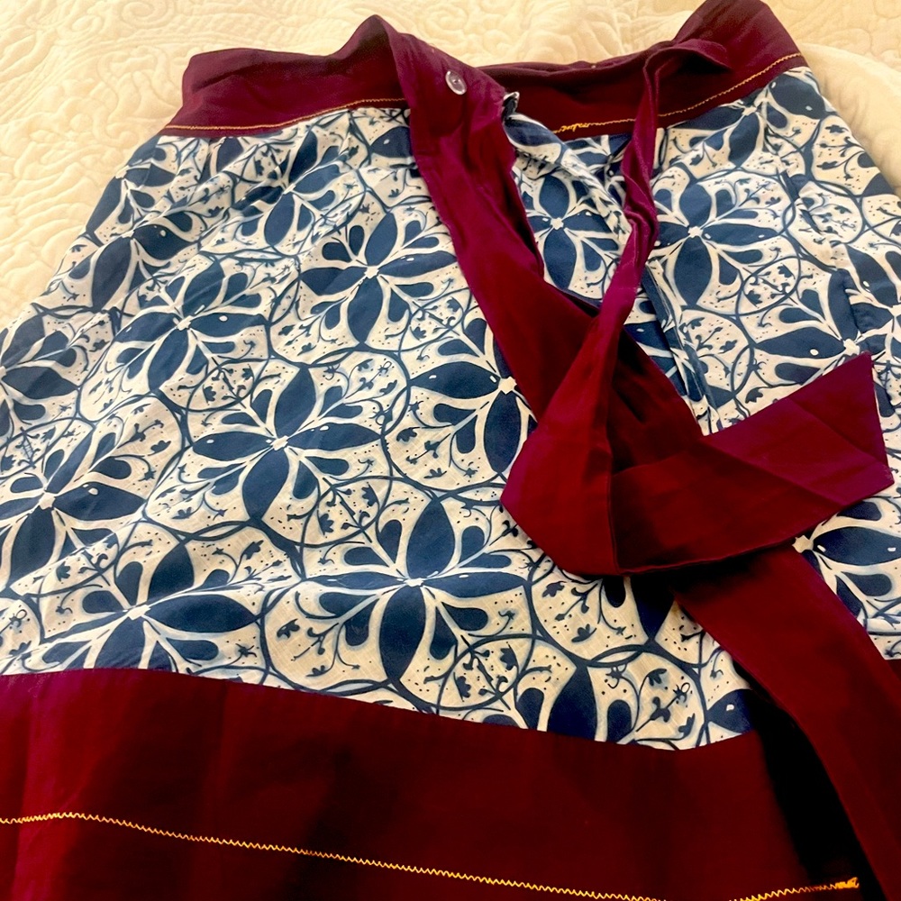 Anthropologie wrap skirt size 2